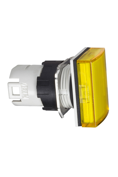 Schneider Electric - Schneider ZB6DV5 Entegre Led için 16mm Dikdörtgen Sarı Pilot Işığı Başlığı