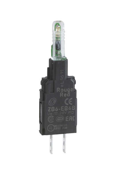 Schneider ZB6EG4B 48-120V Entegre Ledli Gövde Sabitleme Bilezikli Kırmızı Işık Bloğu