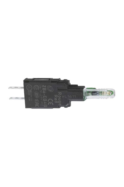 Schneider Electric - Schneider ZB6EM1B Harmony XB6 230-240V Beyaz Entegre Led Pilot Işığı için Komple Gövde