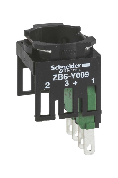 Schneider ZB6Z4B Harmony Xb6 Buton ve Seçici Anahta için 2NK Faston Konnektörlü Komple Gövde