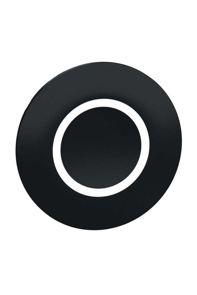 Schneider ZBA7232 Siyah O İşaretli Yuvarlak Buton Başlığı