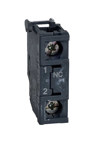 Schneider ZBE1026P 1NK Vidalı Kelepçe Terminalli Tek Kontak Bloğu