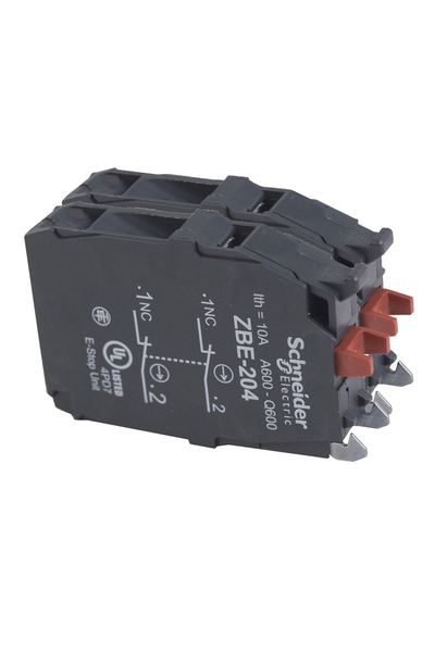 Schneider Electric - Schneider ZBE204 22mm Başlık için 2NK Çift Kontak Bloğu Schneider Electric - Schneider ZBE204 22mm Başlık için 2NK Çift Kontak Bloğu