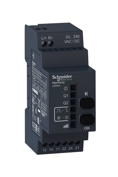 Schneider Electric - Schneider ZBRRA 24-240V Ac/Dc 2 Röleli Programlanabilir Alıcı