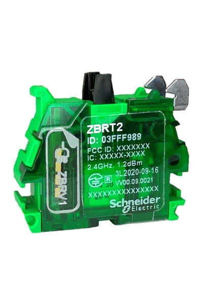 Schneider ZBRT2 Kablosuz Aküsüz Buton için Çift İşlemli İletici