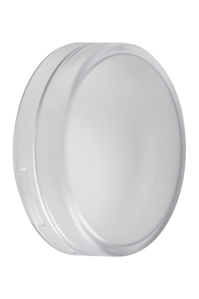 Schneider ZBV017 22mm Ba9S Ampullü Dairesel Pilot Işığı için Renksiz Düz Lens