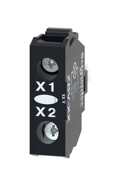 Schneider ZBVBG1 22mm 24-120V Entegre Led Başlık için Beyaz Işık Bloğu - Thumbnail