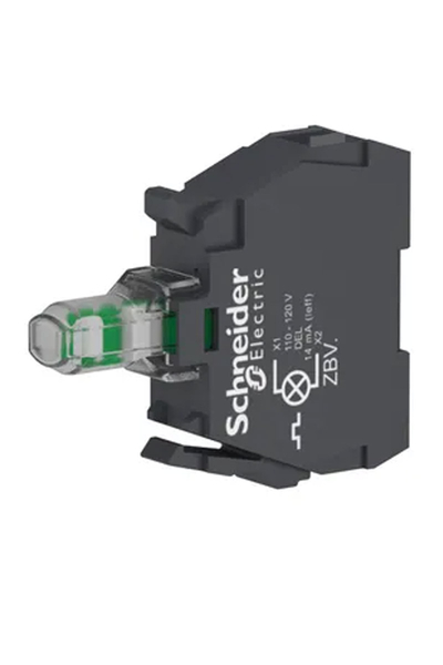 Schneider Electric - Schneider ZBVG1 22mm 110-120V Entegre Led Başlık için Beyaz Işık Bloğu