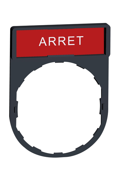 Schneider ZBY2104 30x40mm Arret İşaretli Etiket Tutucu