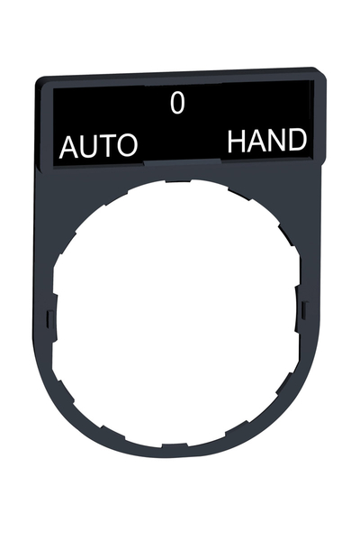 Schneider Electric - Schneider ZBY2385 30x40mm Auto-O-Hand İşaretli Etiket Tutucu Schneider Electric - Schneider ZBY2385 30x40mm Auto-O-Hand İşaretli Etiket Tutucu