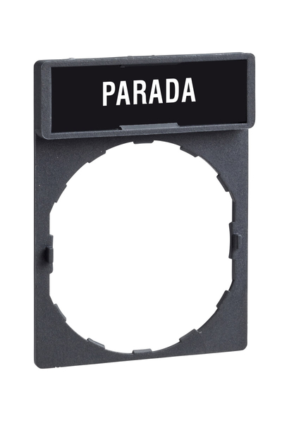 Schneider ZBY2404 30x40mm Parada İşaretli Etiket Tutucu