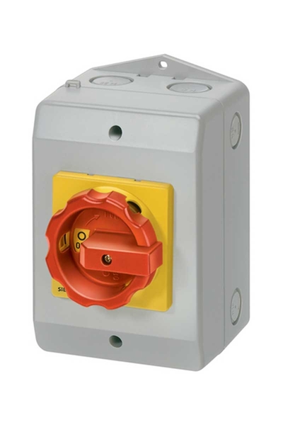 Siemens - Siemens 3LD2164-0TB53 9,5kW 25A Dipten Tespitli Acil Stop Şalteri