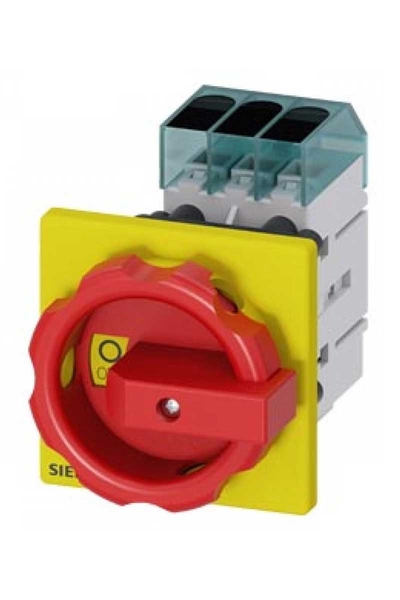 Siemens - Siemens 3LD3054-0TK53 7,5kA 16A Önden Tespitli Acil Stop Şalteri