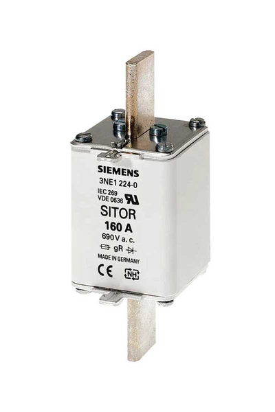 Siemens - Siemens 3NE1224-0 690V AC 160A Boy 1 Sitor Hızlı Sigorta Buşonu