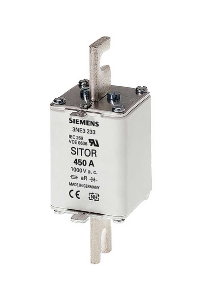 Siemens - Siemens 3NE3233 1000V AC 450A Boy 2 Sitor Hızlı Sigorta Buşonu