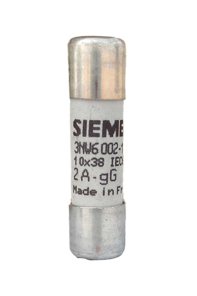 Siemens 3NW6002-1 2A 10x38mm Silindirik Kartuş Sigorta Siemens 3NW6002-1 2A 10x38mm Silindirik Kartuş Sigorta
