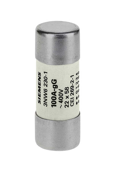 Siemens 3NW6230-1 22x58mm 100A Silindirik Sigorta Siemens 3NW6230-1 22x58mm 100A Silindirik Sigorta