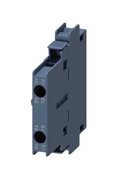 Siemens 3RH1921-1DA11 1NO+1NC S6-S12 Yandan Montaj Yardımcı Kontak Bloğu