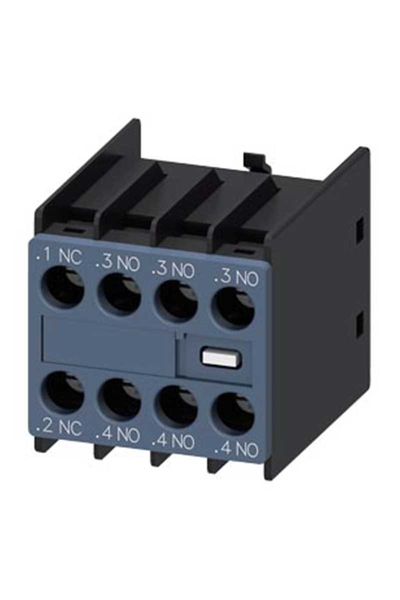 Siemens - Siemens 3RH2911-1HA31 3NO+1NC S00-S3 Yardımcı Kontak Bloğu