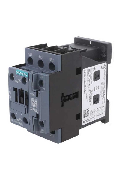 Siemens 3RT2028-1AB00 24V AC 18.5kW 38A 1NO+1NC Sirius Kontaktör