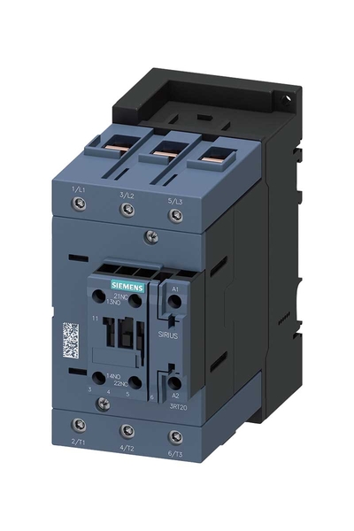 Siemens - Siemens 3RT2045-1AB00 24V AC 37kW 80A 1NO+1NC Sirius Kontaktör