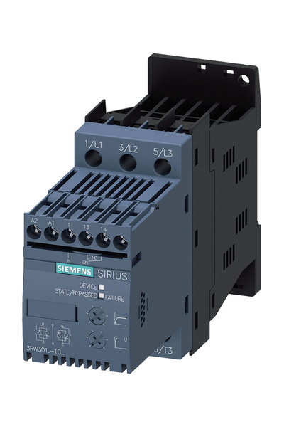 Siemens 3RW3018-1BB04 7.5kW 17.6A Sirius Yumusak Yol Verıcı