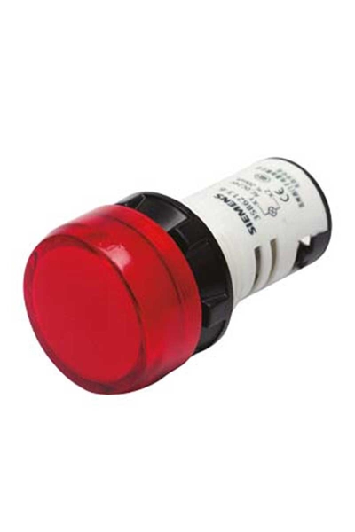 Siemens - Siemens 3SB6216-6AA20-1AA0 230AC Kırmızı Monoblok Sinyal Lambası
