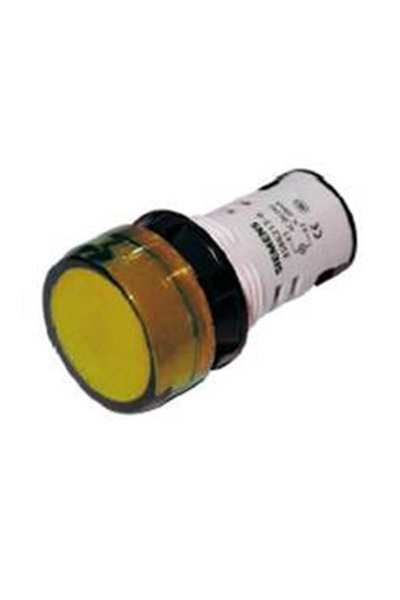 Siemens - Siemens 3SB6216-6AA30-1AA0 230AC Sarı Monoblok Sinyal Lambası