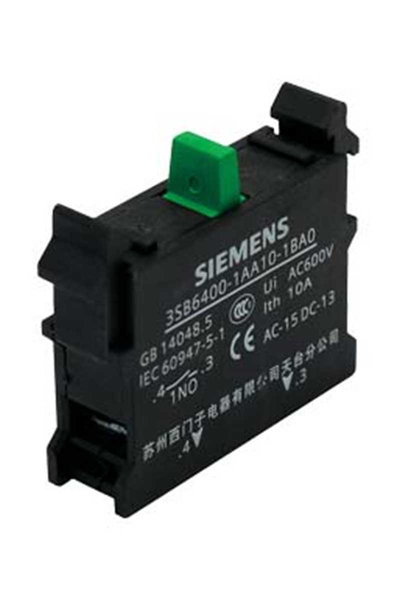 Siemens - Siemens 3SB6400-1AA10-1BA0 1NO Kontak Bloğu