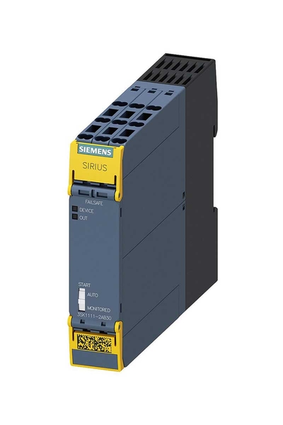 Siemens - Siemens 3SK1111-2AB30 Cat 4/Sıl 3/Pl E 24V AC/DC 3no/1NC Standart Emniyet Rölesi