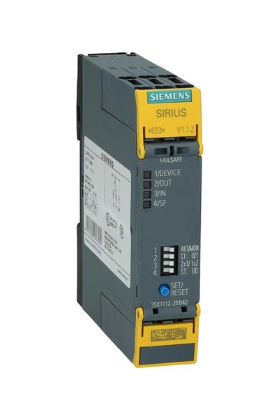 Siemens - Siemens 3SK1112-2BB40 CAT 4/SIL 3/Pl E 24V DC 2TR/1TR Standart Emniyet Rolesi