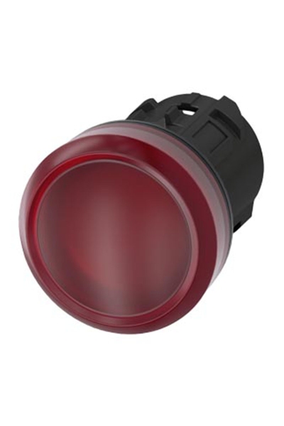 Siemens - Siemens 3SU1001-6AA20-0AA0 22mm Kırmızı Plastik Sinyal Lambası Kafası