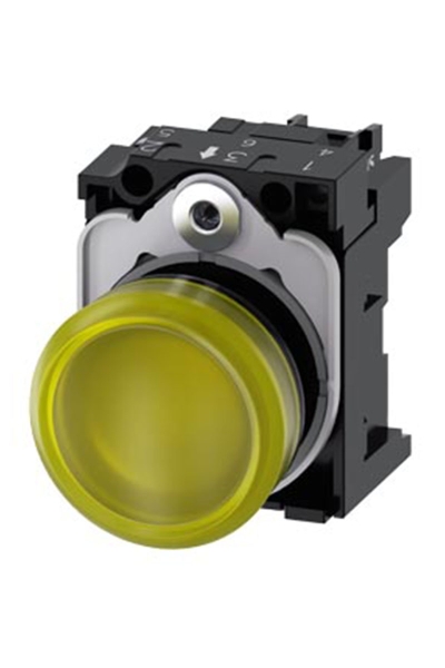 Siemens 3SU1102-6AA30-1AA0 24VAC/Dc Sarı Led Sinyal Lambası