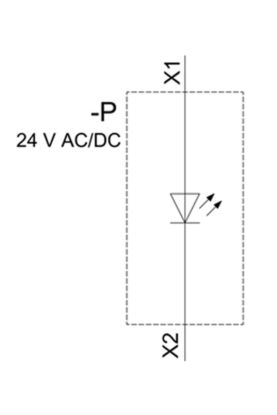 Siemens 3SU1102-6AA40-1AA0 24 Ac/Dc Yeşil Komple Ledli Sinyal Lambası - Thumbnail