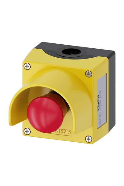 Siemens 3SU1801-0NB00-2Ac2 2NC Korumalı Kutulu Acil Durdurma Buton Setı Siemens 3SU1801-0NB00-2Ac2 2NC Korumalı Kutulu Acil Durdurma Buton Setı