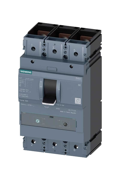 Siemens 3VA1463-4EF32-0AA0 36kA 440-630A Kompakt Termik Manyetik Güç Şalteri