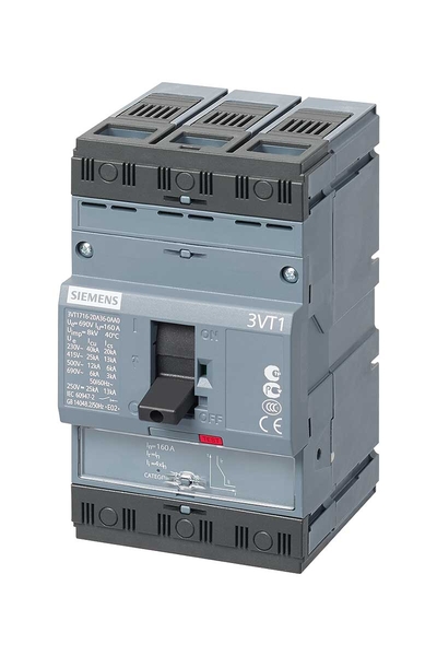 Siemens 3VT1712-2DA36-0AA0 25kA 125A 3 Kutuplu Termik Manyetik Şalter Siemens 3VT1712-2DA36-0AA0 25kA 125A 3 Kutuplu Termik Manyetik Şalter