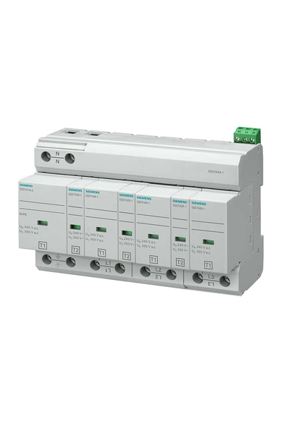 Siemens - Siemens 5SD7444-1 B ve C Sınıfı TT ve TN-S Sistemleri için Kombıne Parafudr Siemens - Siemens 5SD7444-1 B ve C Sınıfı TT ve TN-S Sistemleri için Kombıne Parafudr