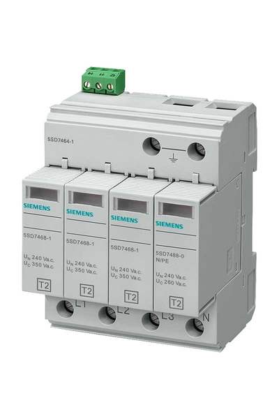 Siemens - Siemens 5SD7464-1 C Sınıfı 4 Kutuplu Aşırı Gerilim Sınırlayıcısı Parafudr Siemens - Siemens 5SD7464-1 C Sınıfı 4 Kutuplu Aşırı Gerilim Sınırlayıcısı Parafudr