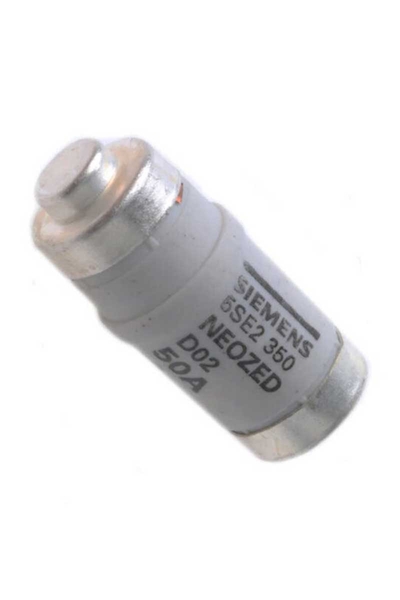 Siemens - Siemens 5SE2350 400V AC 250V DC gL/gG 50A D02 Beyaz Neozed Sigorta