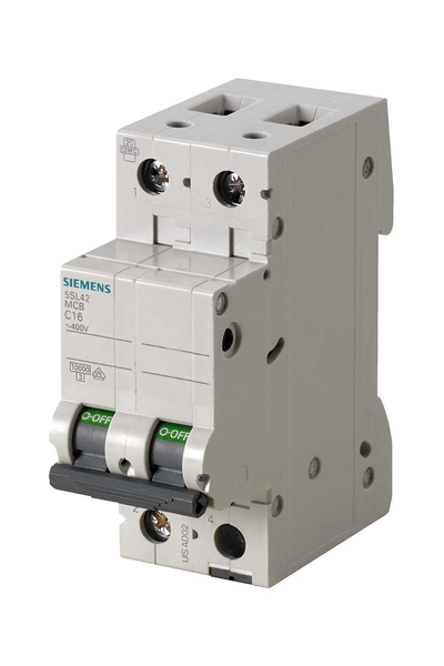Siemens - Siemens 5SL4208-7 10kA 8A 2 Fazlı C Tipi Otomat Anahtarlı Otomatik Sigorta