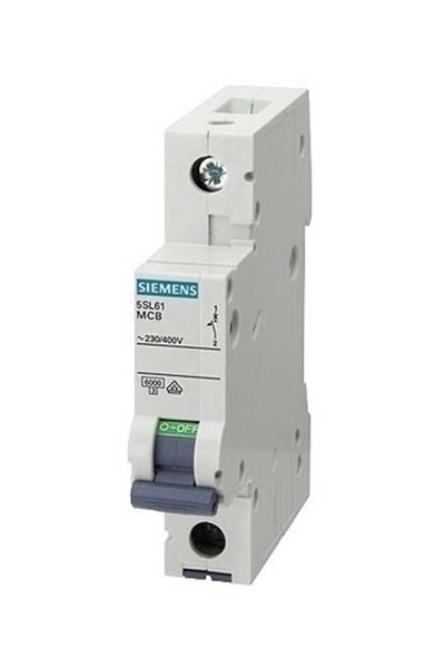 Siemens 5SL6108-7 1x8A C Tipi 6kA Otomatik Sigorta