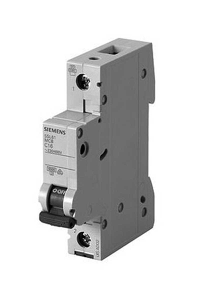 Siemens 5SL6125-6 B Tipi 25A 1Faz 6kA 70mm Otomatik Sigorta