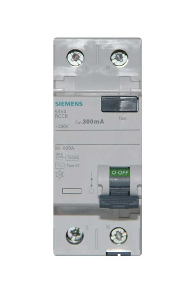 Siemens 5SV4612-0 1x25A 300mA Kaçak Akım Koruma Anahtarı - Thumbnail