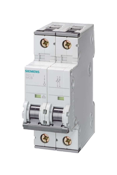 Siemens 5SY5240-7 10kA 40A 2 Fazlı C Tipi DC Anahtarlı Otomatik Sigorta