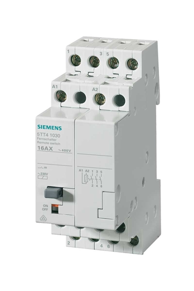 Siemens - Siemens 5TT4103-0 Uzaktan 16A 3NO Kumanda Darbe Akım Şalteri