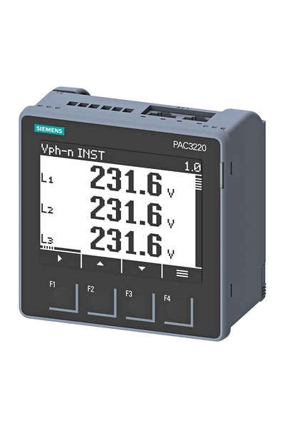 Siemens 7KM3220-0BA01-1DA0 Sentron PAC3220 Enerji Analizörü