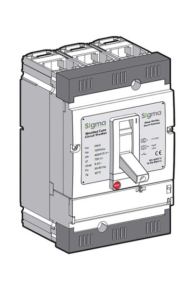 Sigma - Sigma 3K160050 50A 36kA 3 Kutuplu Kompakt Şalter Sigma - Sigma 3K160050 50A 36kA 3 Kutuplu Kompakt Şalter