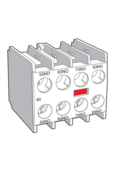 Sigma - Sigma SAC-4M22 2NO+2NC Mini Kontaktör Yardımcı Kontak Bloğu