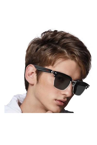 Mlb E13-06 Siyah Kablosuz Bluetooth Uyumlu Akıllı Gözlük - Thumbnail